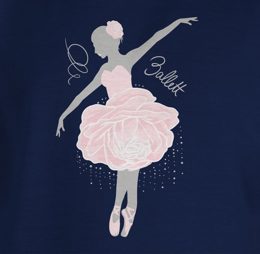 Shirtracer Ballerina - Grau/rosa Shirts & Mehr Shirtracer