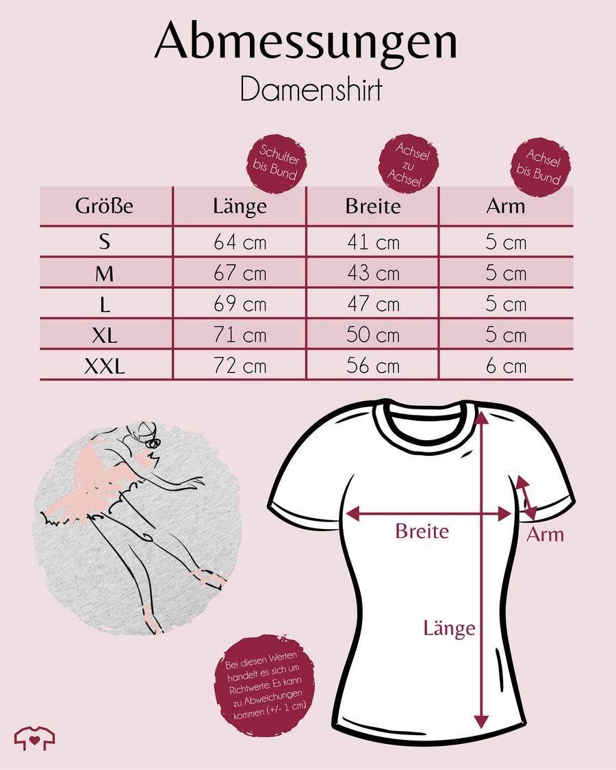 Shirtracer Balletttänzerin Ballerina Shirts & Mehr Shirtracer
