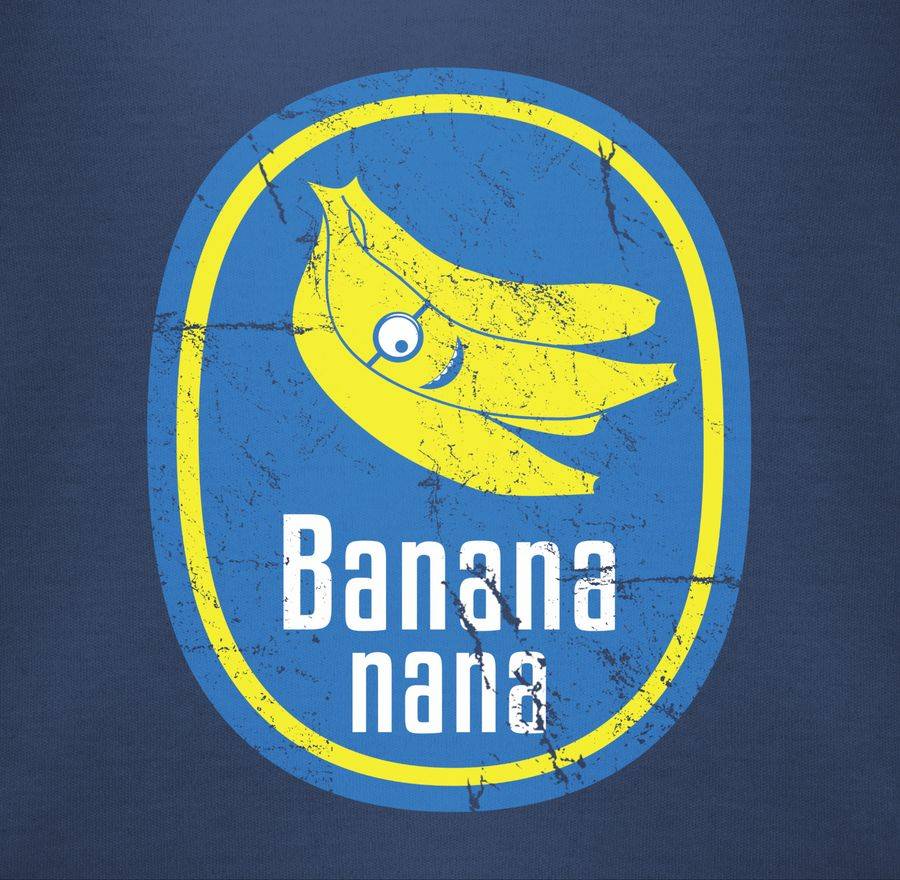 Shirtracer Banana Nana Vintage: Tshirt Turnbeutel Shirtracer