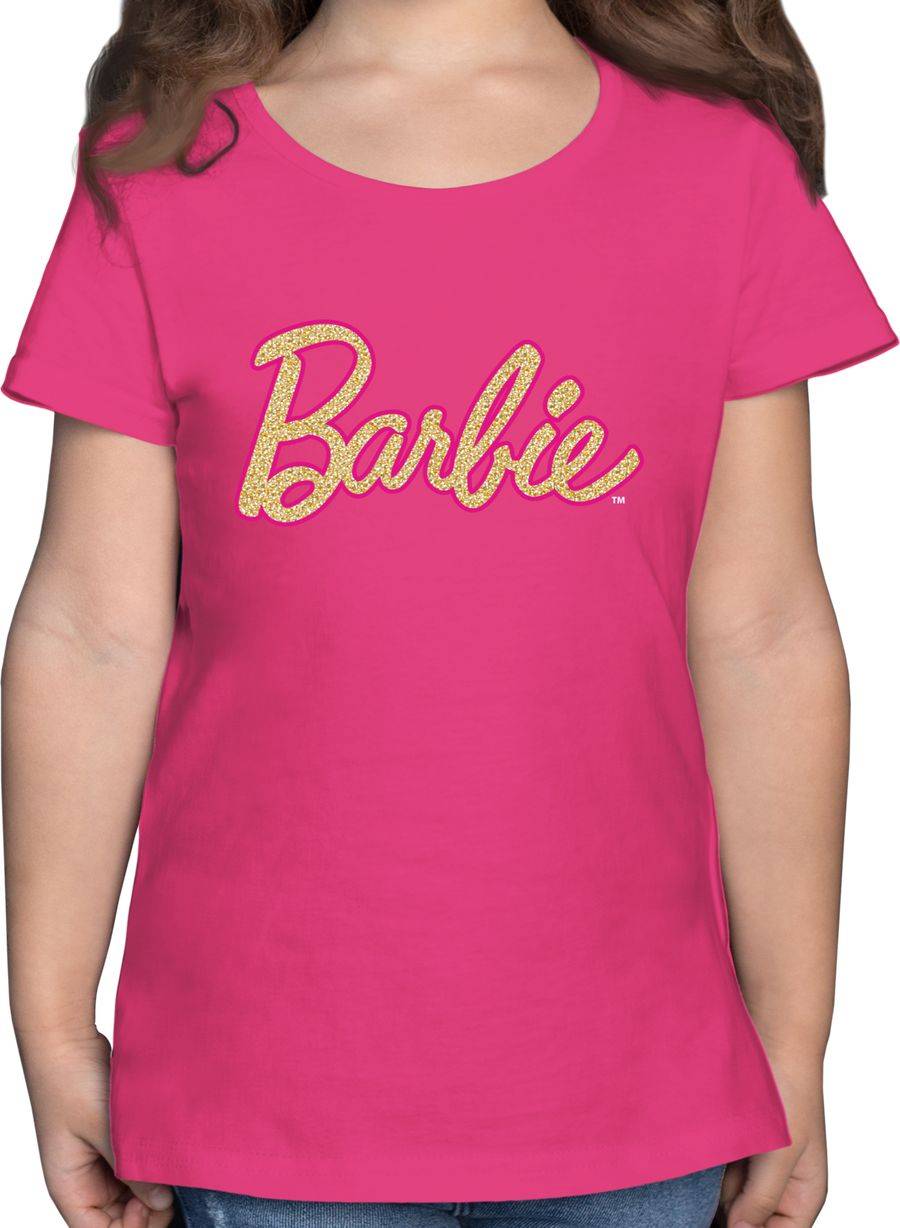 Shirtracer Barbie Logo Glitzer Shirts & Mehr Shirtracer