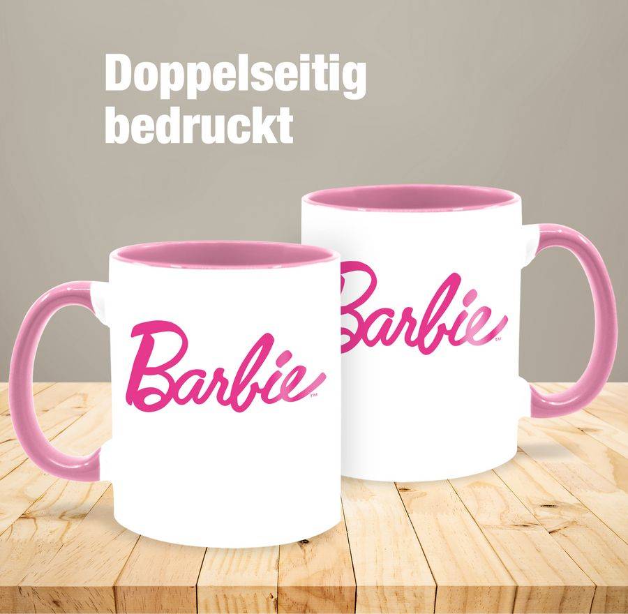 Shirtracer Barbie Logo Pink: Tshirt Rucksack Shirtracer