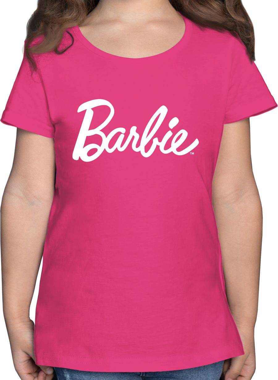 Shirtracer Barbie Logo weiß Shirts & Mehr Shirtracer