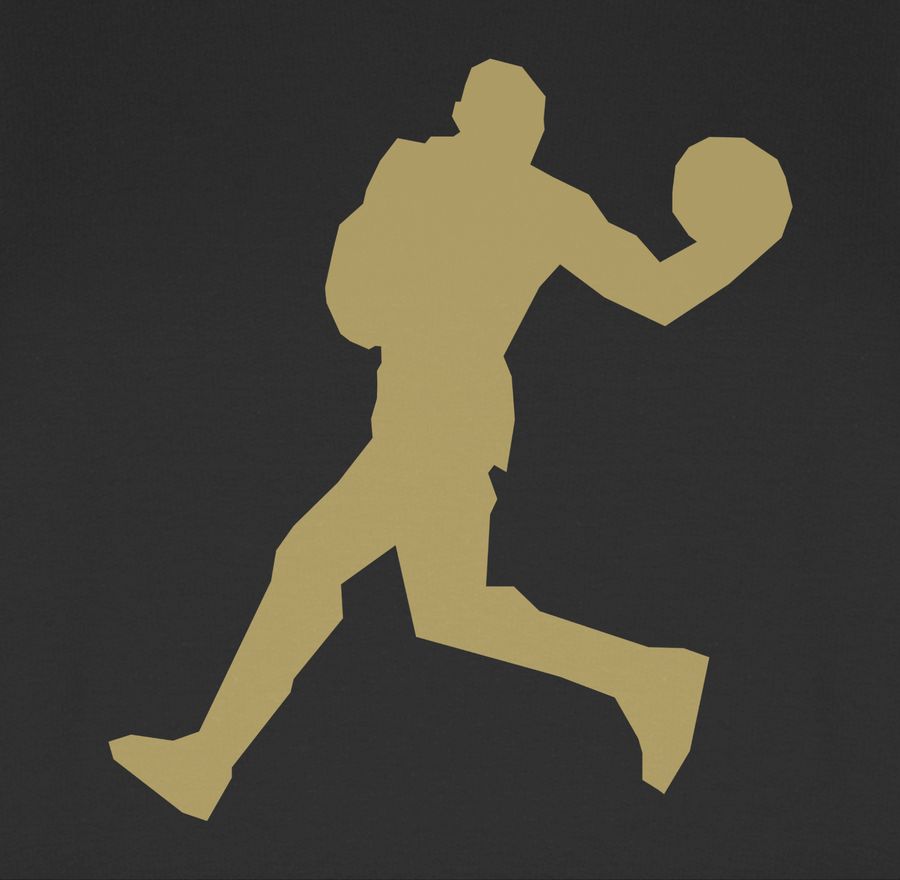 Shirtracer Basketballer Gold: T-Shirt Turnbeutel Shirtracer