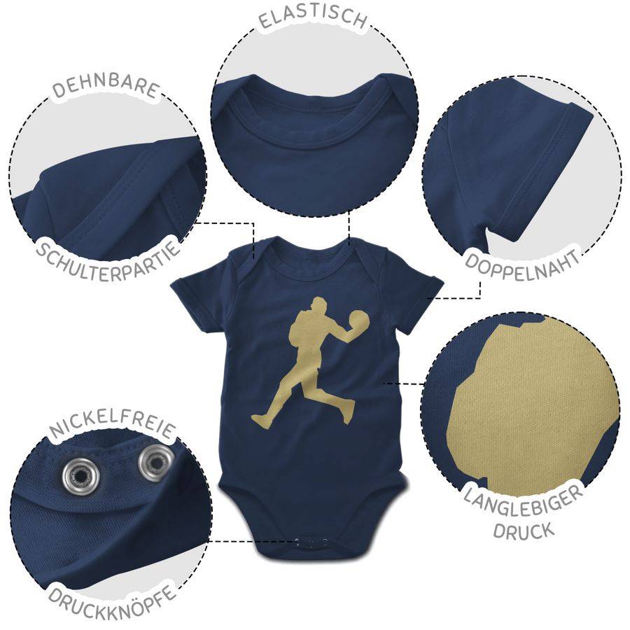 Shirtracer Basketballer Gold: T-Shirt Turnbeutel Shirtracer