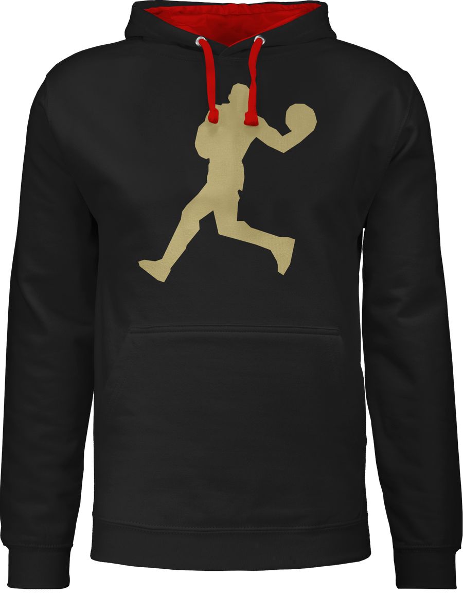 Shirtracer Basketballer Gold: T-Shirt Turnbeutel Shirtracer