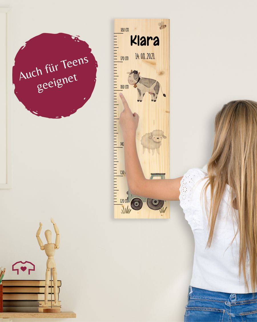 Shirtracer Bauernhof Mit Tieren Traktor Name Und Datum Geschenk Landwirtschaft Bauern Kinde Shirtracer