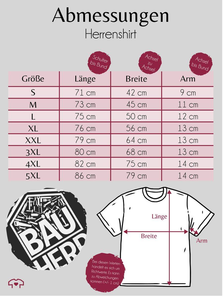 Shirtracer Bauherr Werkzeuge Shirts & Mehr Shirtracer