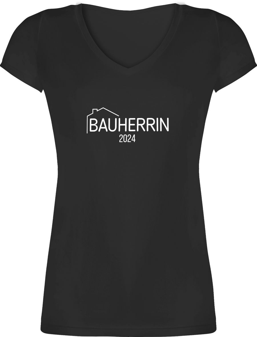 Shirtracer Bauherrin 2024 weiß Shirts & Mehr Shirtracer