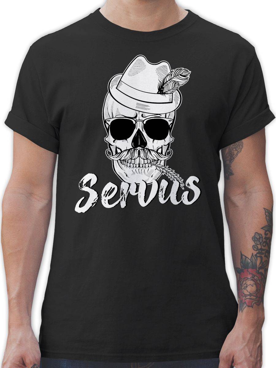 Shirtracer Bayern Totenkopf Servus Shirts & Mehr Shirtracer