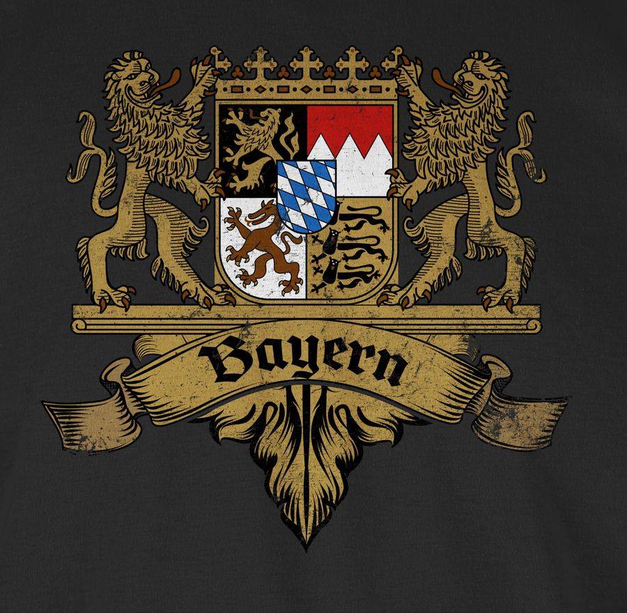 Shirtracer Bayern Wappen Bayernland Freistaat Bayern: Tshirt Gym Bag Shirtracer