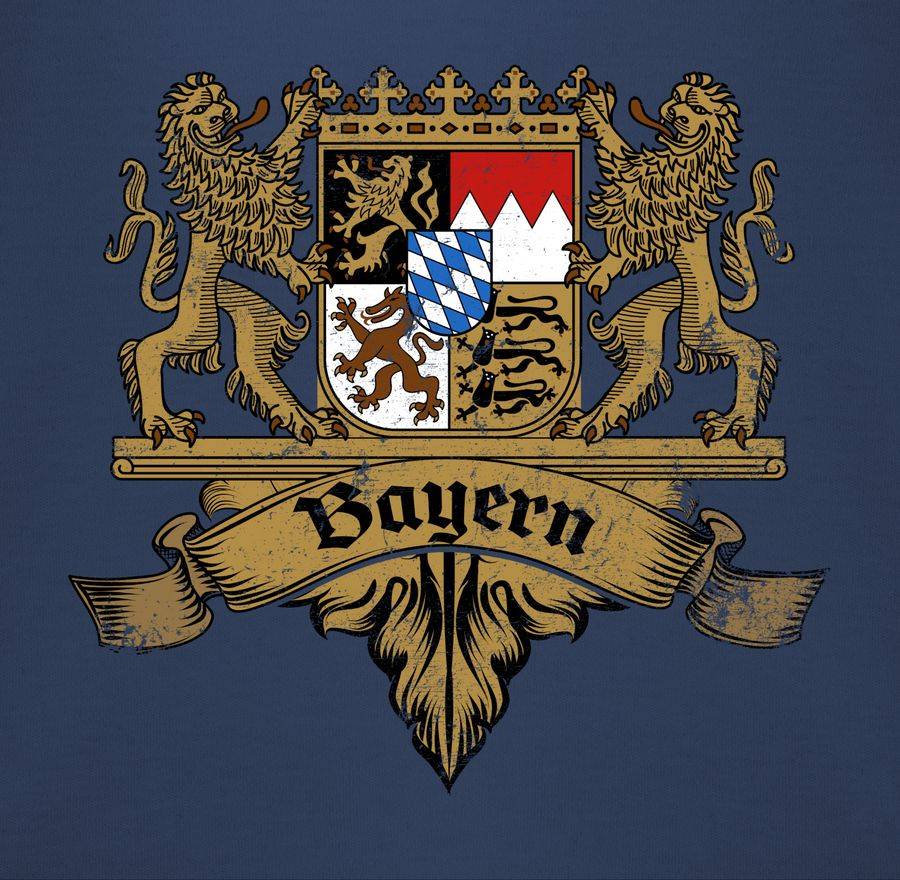 Shirtracer Bayern Wappen Bayernland Freistaat Bayern: Tshirt Gym Bag Shirtracer