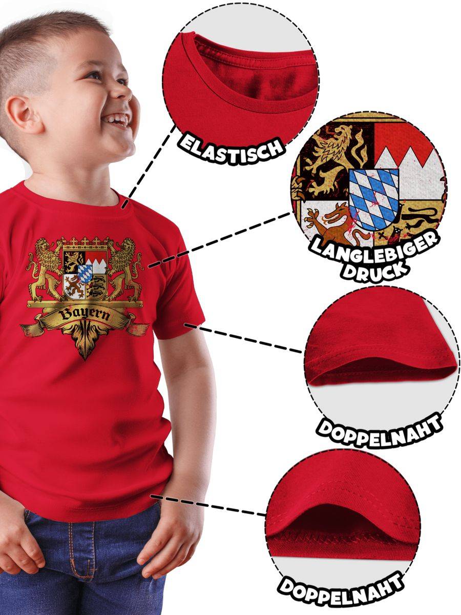 Shirtracer Bayern Wappen Bayernland Freistaat Bayern: Tshirt Gym Bag Shirtracer