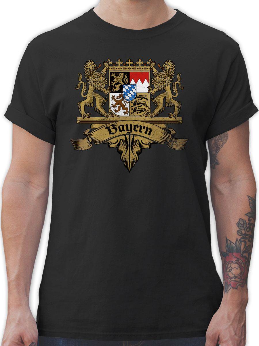 Shirtracer Bayern Wappen Bayernland Freistaat Bayern: Tshirt Gym Bag Shirtracer