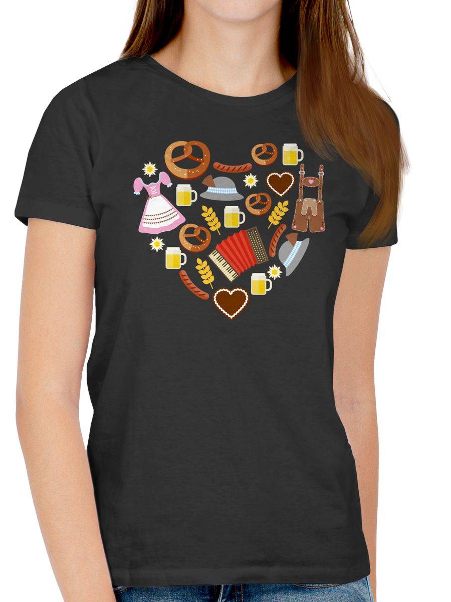 Shirtracer Bayrisches Herz: T-Shirt Rucksack Shirtracer