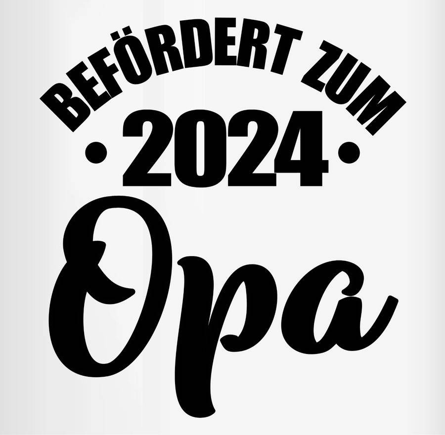 Shirtracer Befördert Zum Opa 2024 - Geburtsverkündung Du Wirst Opa: Tshirt Turnbeutel Shirtracer
