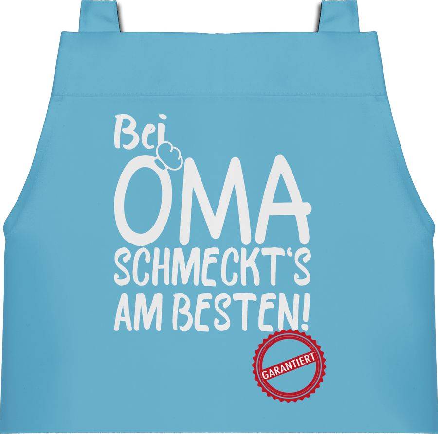 Shirtracer Bei Oma Schmeckt's Am Besten - Weiß: T-Shirt Rucksack Shirtracer