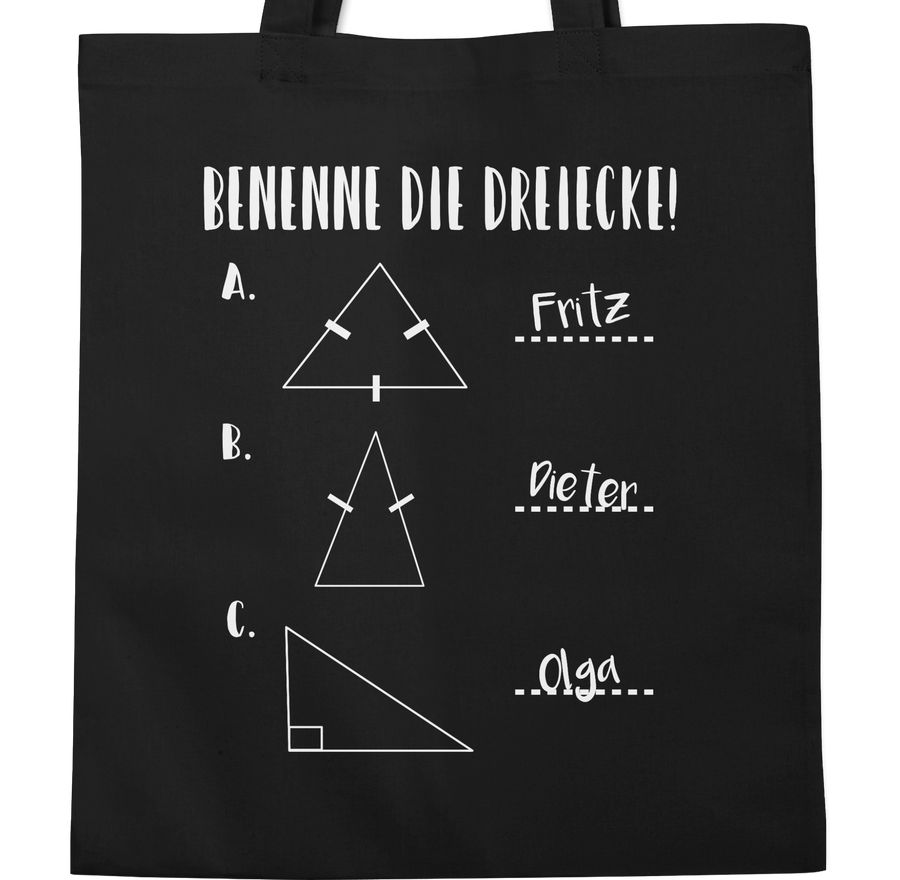 Shirtracer Benenne Die Dreiecke! Shirts & Mehr Shirtracer