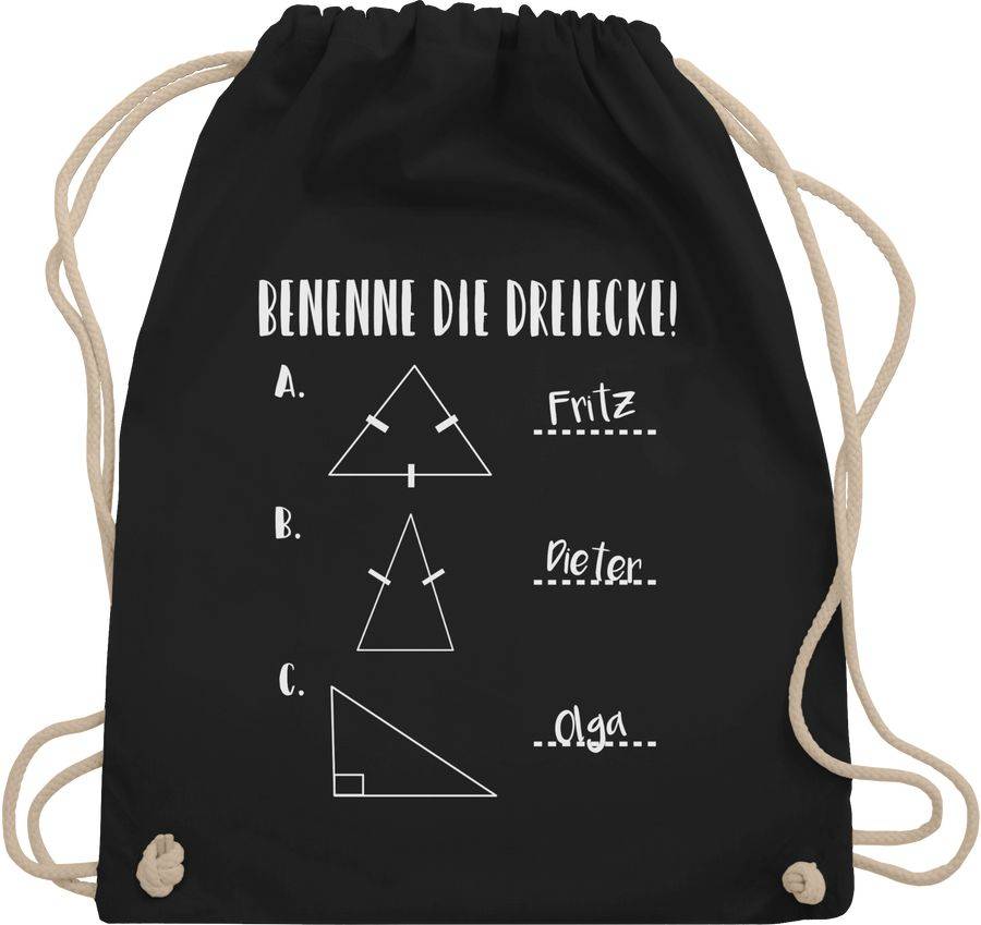 Shirtracer Benenne die Dreiecke! Shirts & Mehr Shirtracer