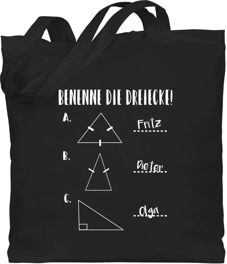 Shirtracer Benenne die Dreiecke! Shirts & Mehr Shirtracer