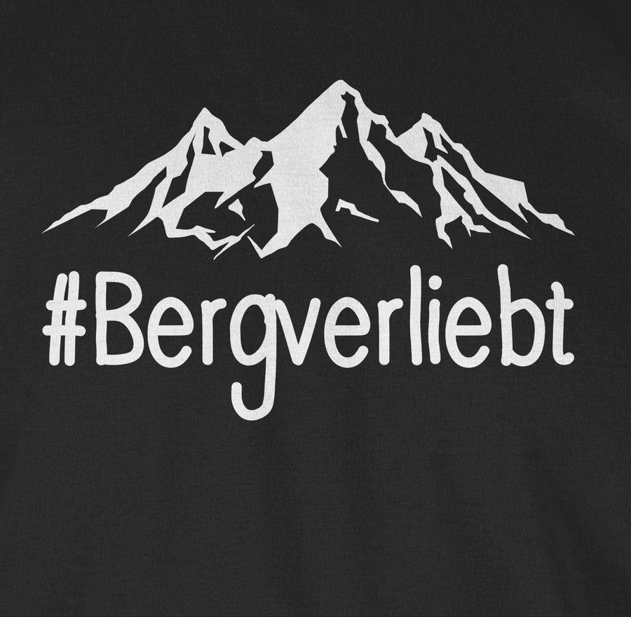 Shirtracer Bergverliebt - Weiß: T-Shirt Rucksack Shirtracer