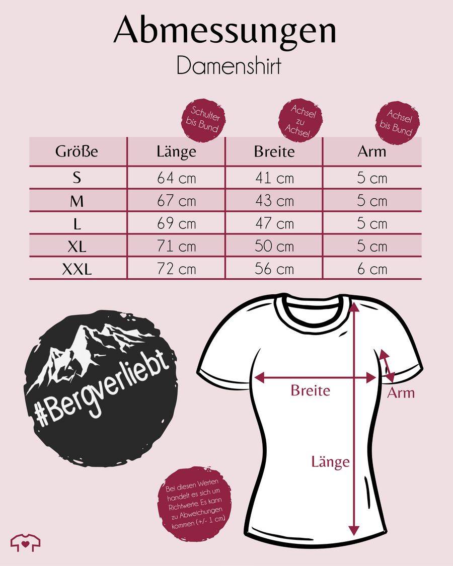 Shirtracer Bergverliebt - Weiß: T-Shirt Rucksack Shirtracer