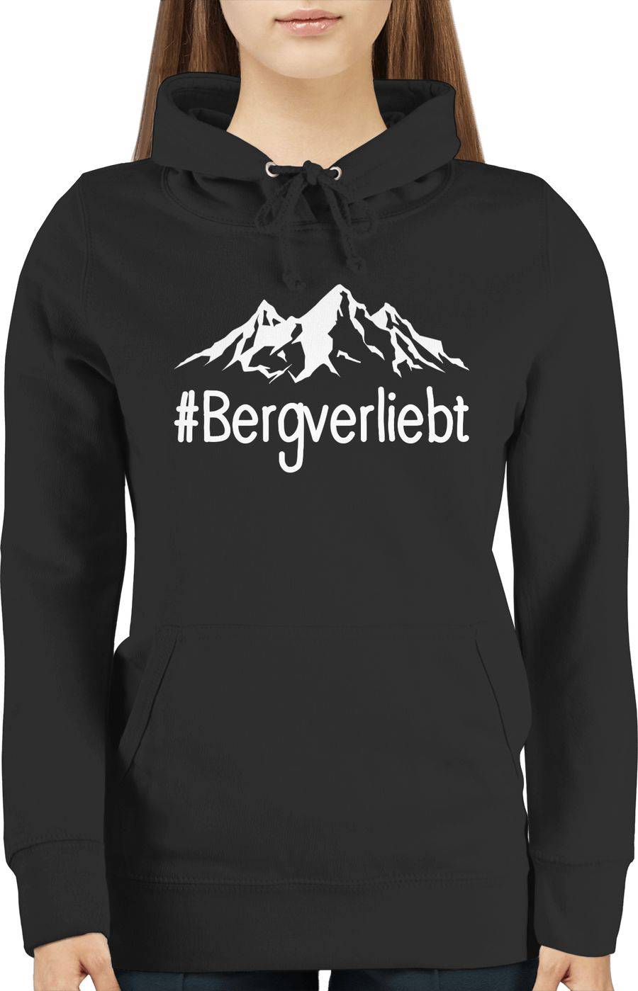 Shirtracer Bergverliebt - Weiß: T-Shirt Rucksack Shirtracer