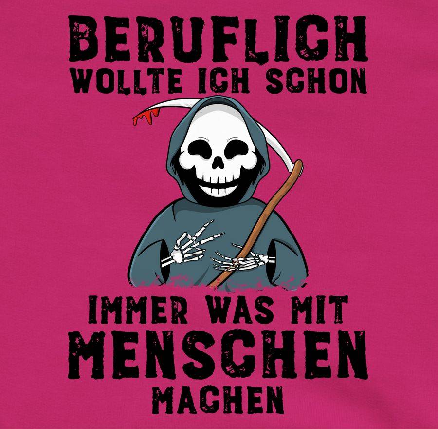 Shirtracer Beruflich Wollte Ich Schon Immer Was Mit Menschen Machen: T-Shirt Rucksack Shirtracer