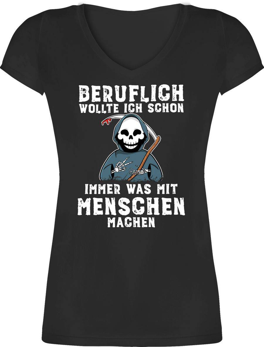 Shirtracer Beruflich wollte ich schon immer was mit Menschen machen weiß: Tshirt Rucksack Shirtracer