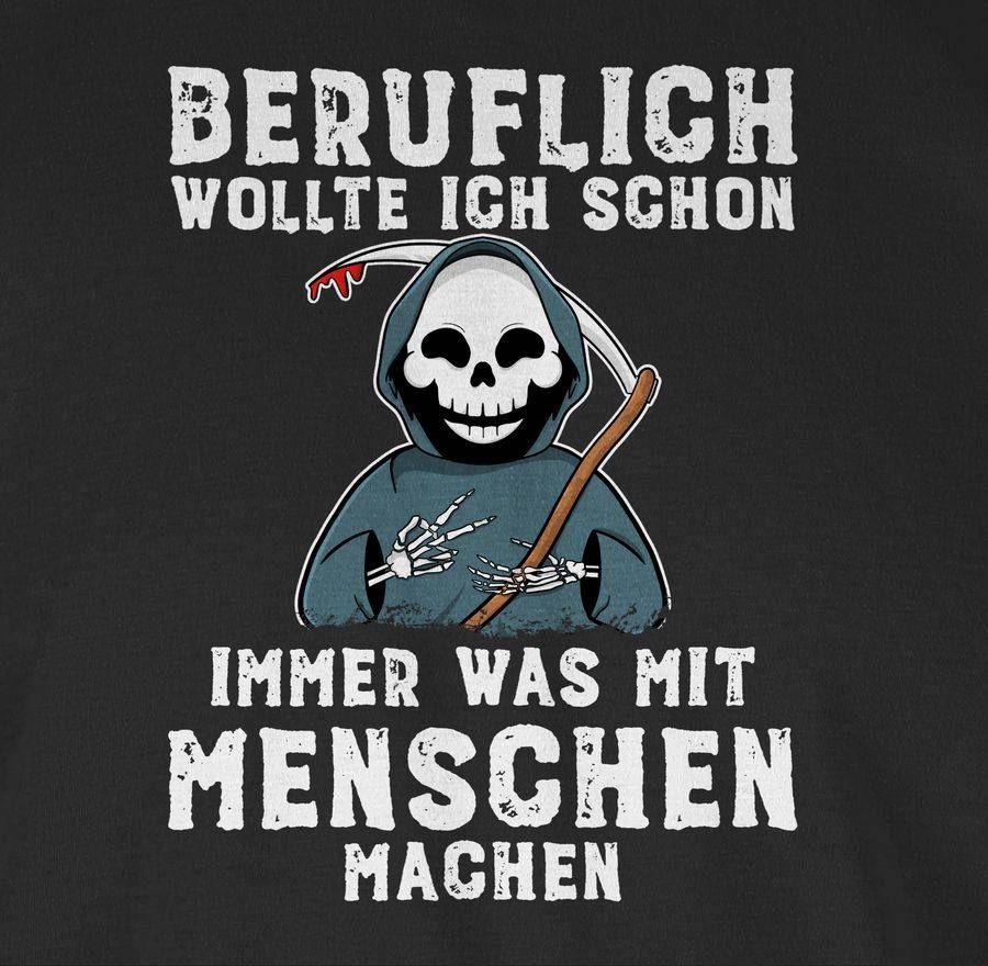 Shirtracer Beruflich Wollte Ich Schon Immer Was Mit Menschen Machen Weiß: Tshirt Rucksack Shirtracer