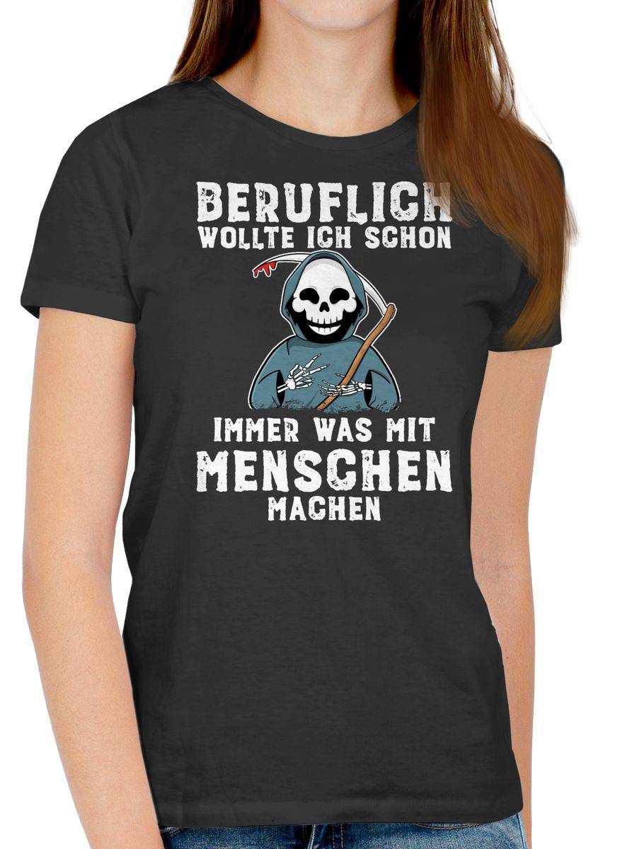 Shirtracer Beruflich Wollte Ich Schon Immer Was Mit Menschen Machen Weiß: Tshirt Rucksack Shirtracer