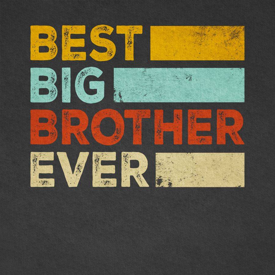 Shirtracer Best Big Brother Ever Bester Großer Bruder Aller Zeiten Geschenk: Tshirt Turnbeu Shirtracer