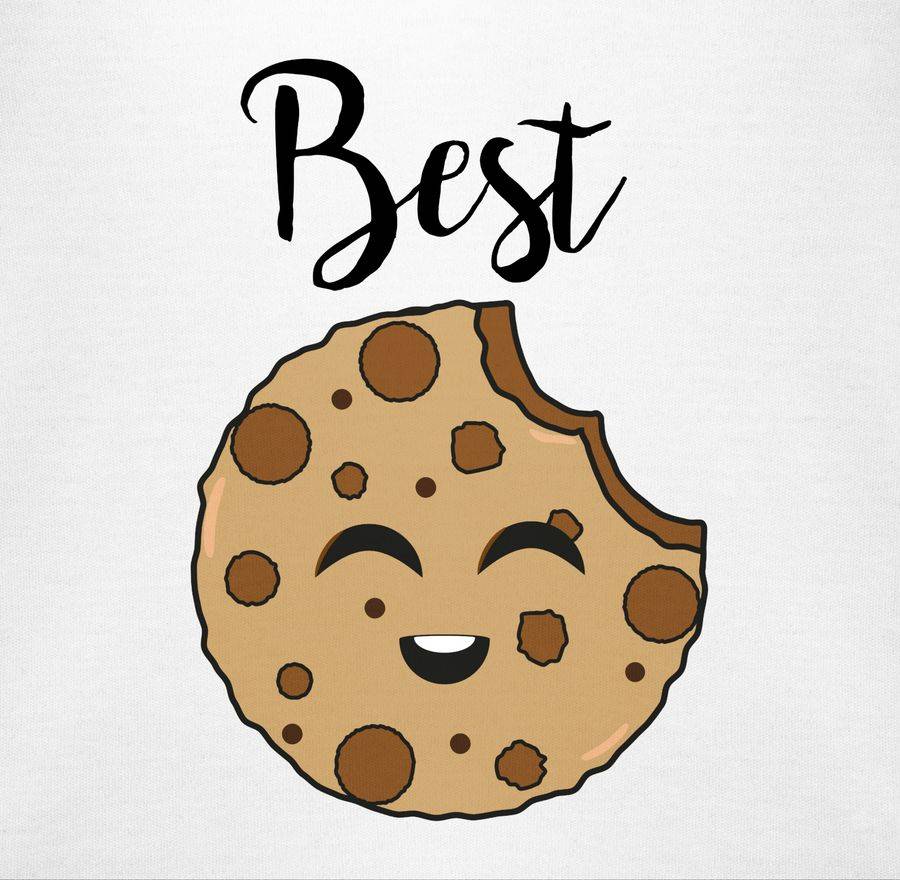 Shirtracer Best Friends Cookies - Best: Tshirt Turnbeutel Shirtracer