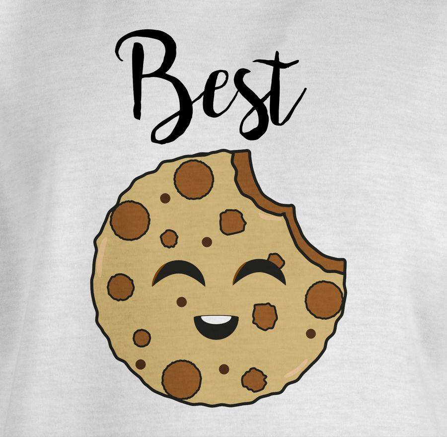 Shirtracer Best Friends Cookies - Best: Tshirt Turnbeutel Shirtracer