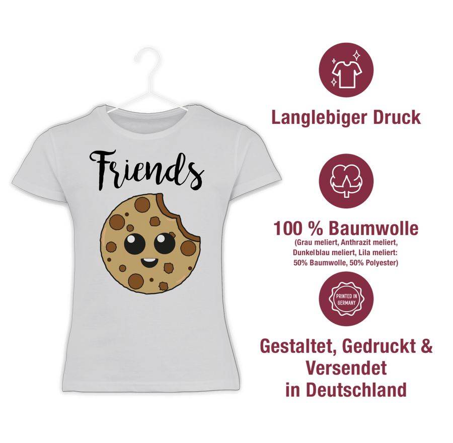 Shirtracer Best Friends Cookies - Friends Shirts & Mehr Shirtracer