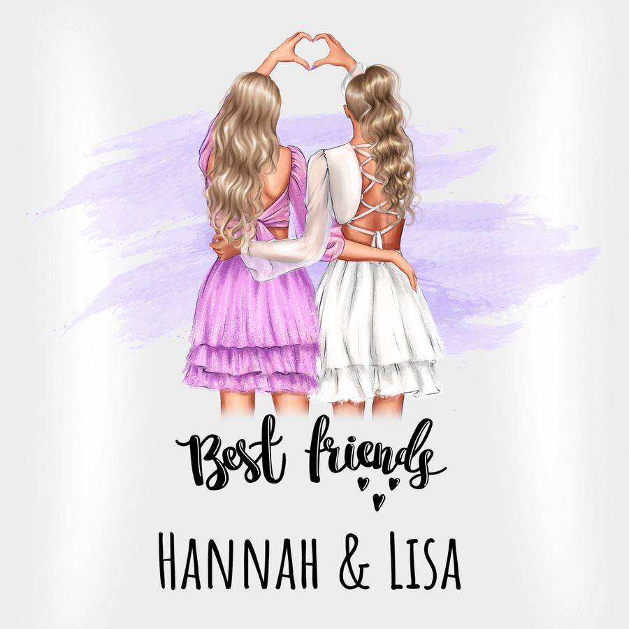 Shirtracer Best Friends Geschenke Freundinnen Name Weihnachten Beste Freundin Geschenk Sh Shirtracer