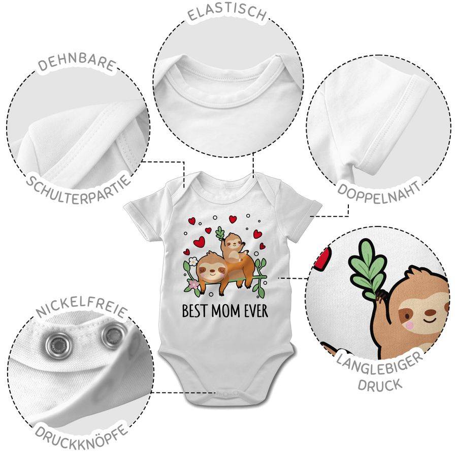 Shirtracer Best Mom Ever - Faultiere Shirts & Mehr Shirtracer