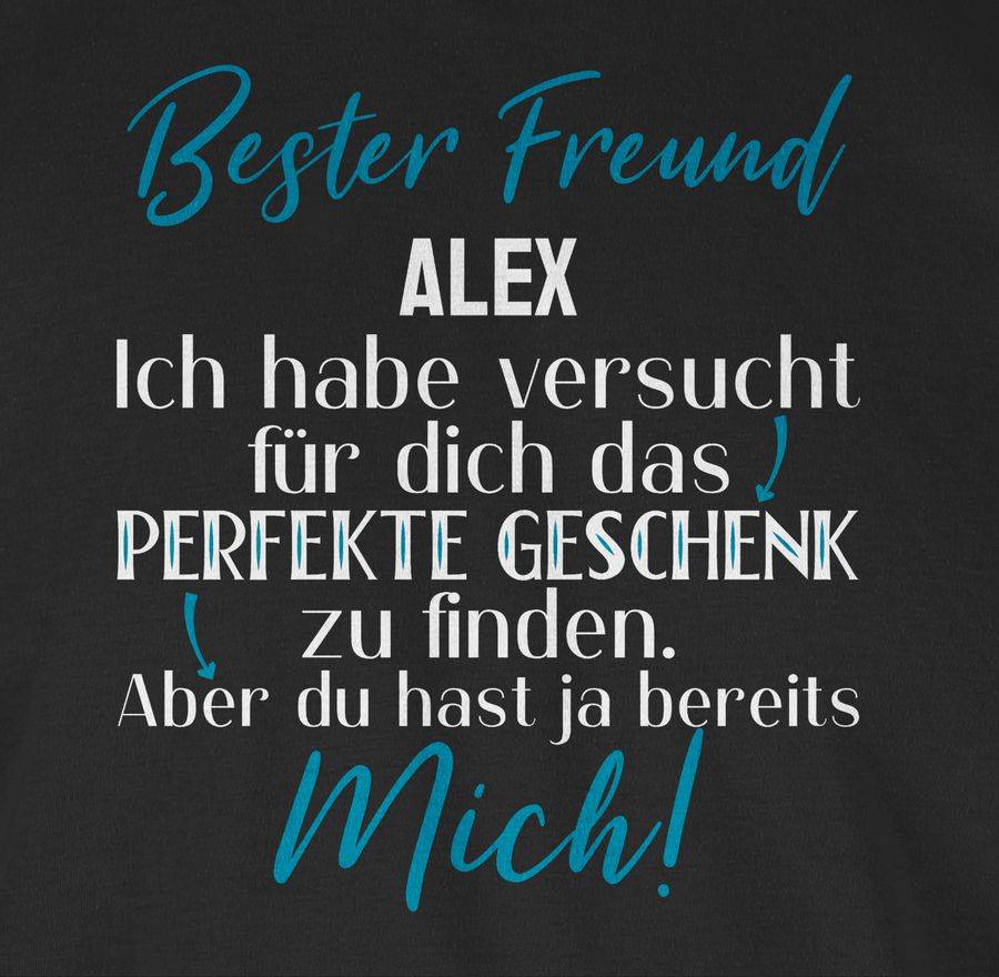 Shirtracer Beste Freunde Geschenk Perfekte Geschenke Kumpel Freund Personalisierte Namen: T Shirtracer