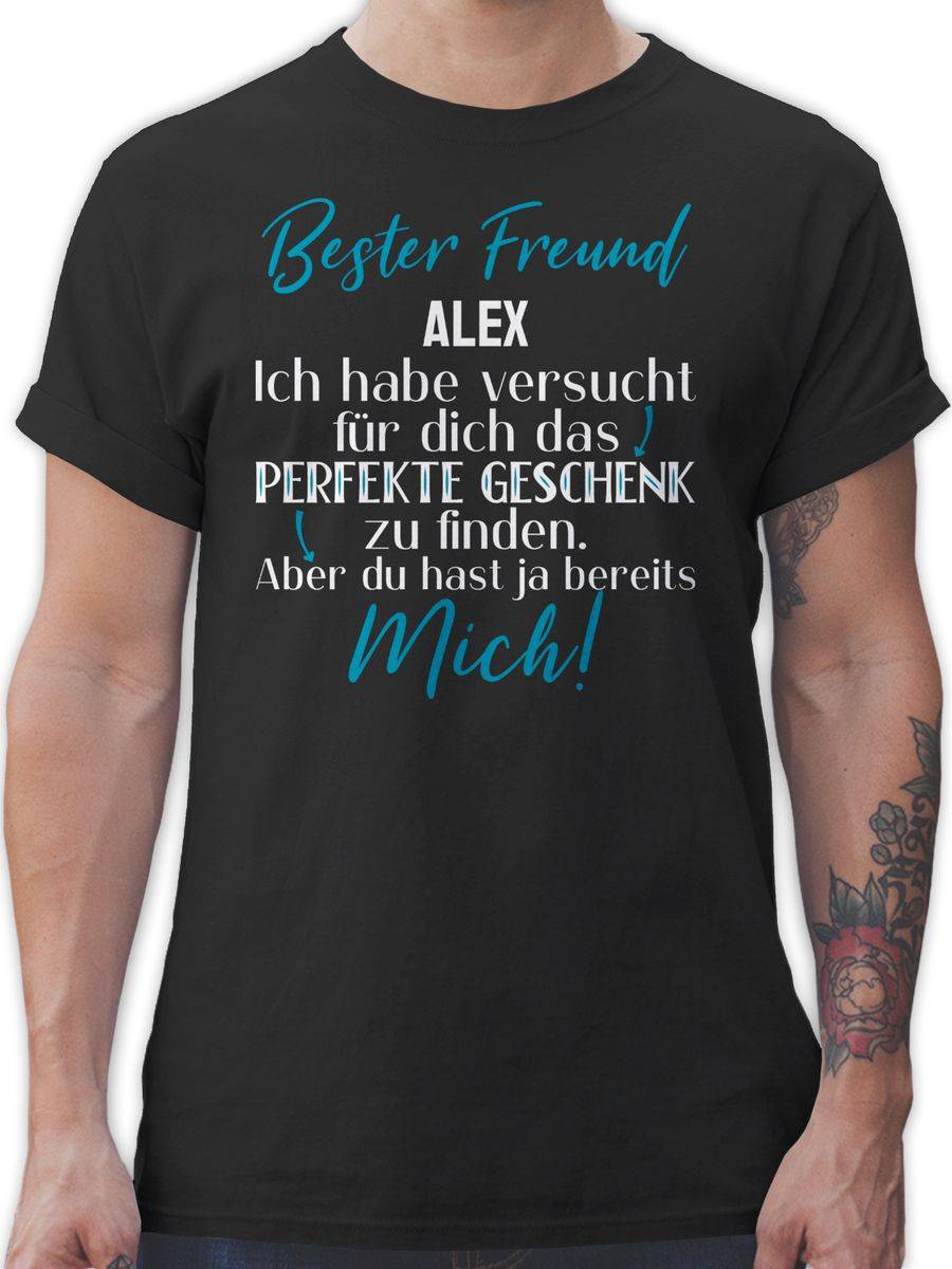 Shirtracer Beste Freunde Geschenk Perfekte Geschenke Kumpel Freund Personalisierte Namen: T Shirtracer