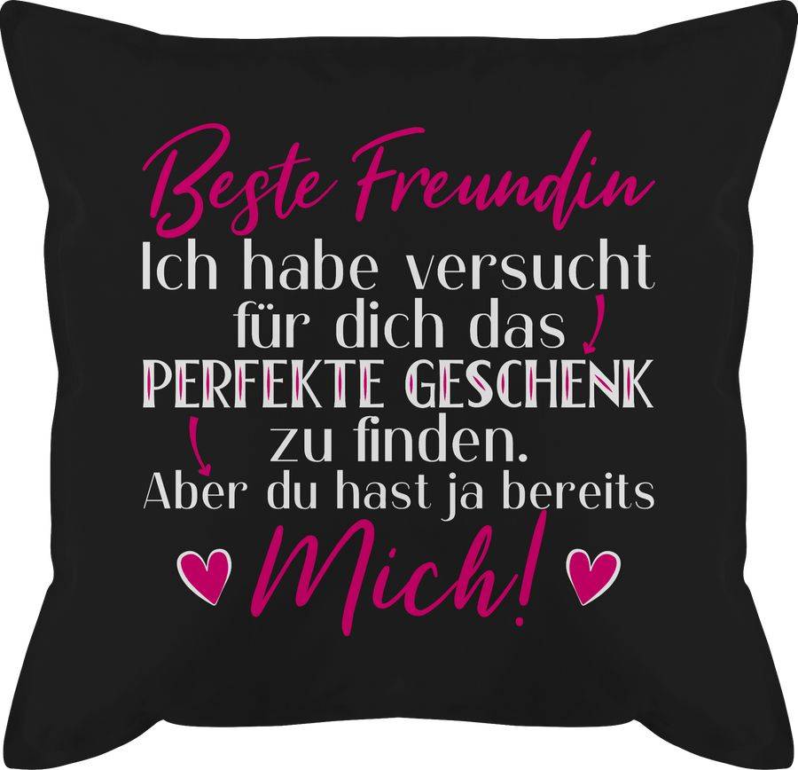 Shirtracer Beste Freundin Ich habe versucht für dich das Geschenk zu finden weiß/rosa Shi Shirtracer