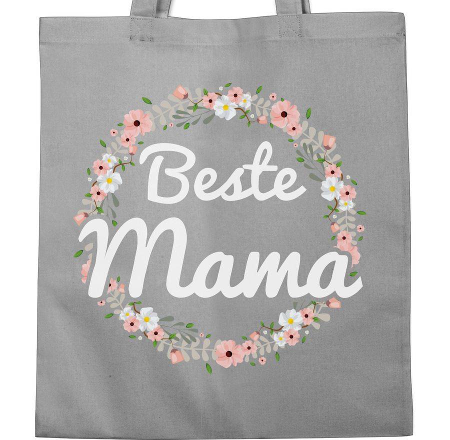 Shirtracer Beste Mama Blumenkranz: T-Shirt Gym Bag Shirtracer