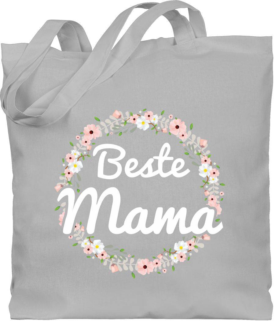 Shirtracer Beste Mama Blumenkranz: T-Shirt Gym Bag Shirtracer