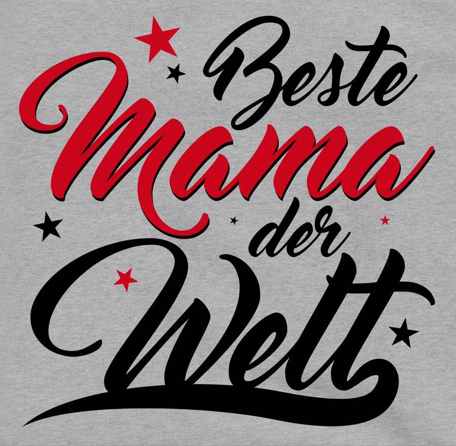 Shirtracer Beste Mama Der Welt Sterne: T-Shirt Rucksack Shirtracer