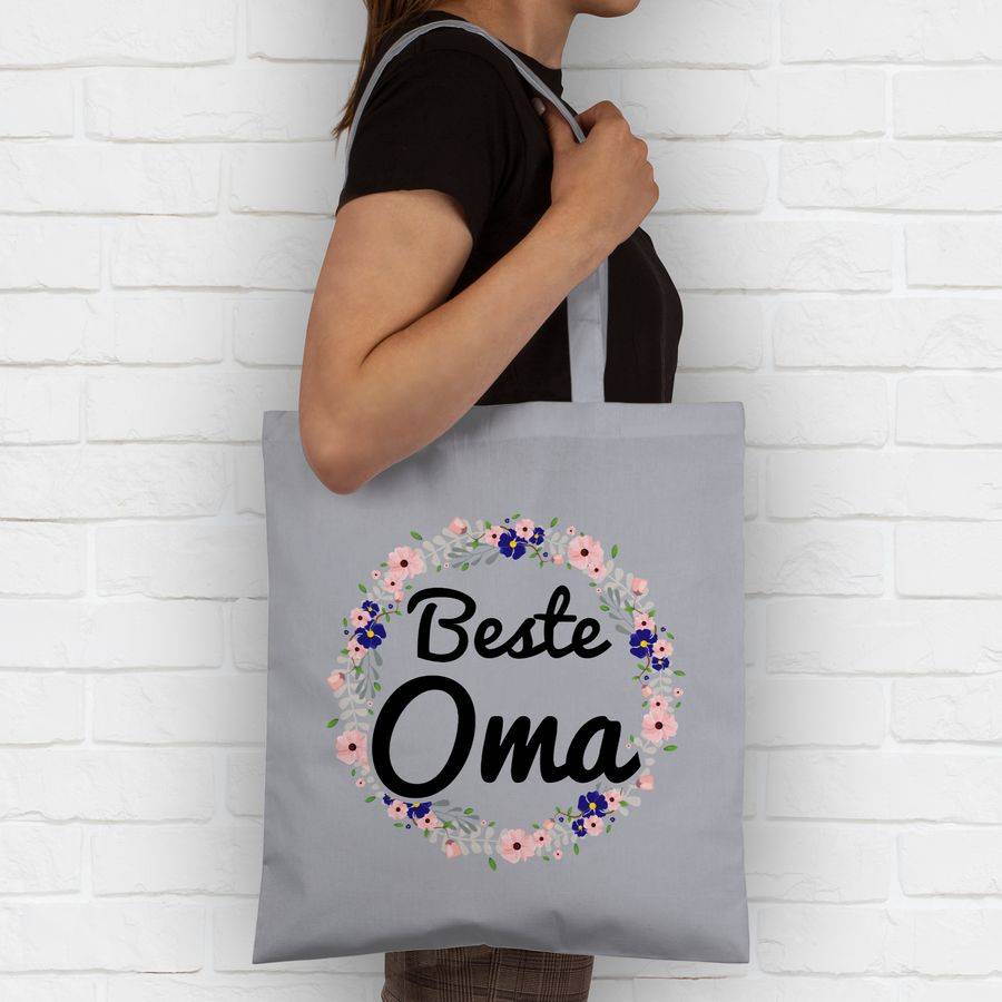 Shirtracer Beste Oma Blumenkranz Schwarz Shirts & Mehr Shirtracer
