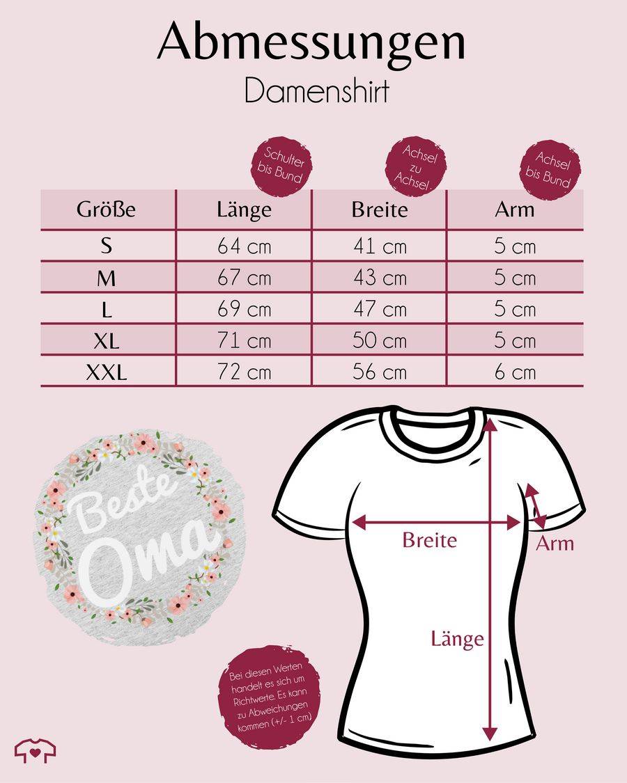 Shirtracer Beste Oma Blumenkranz: Tshirt Turnbeutel Shirtracer