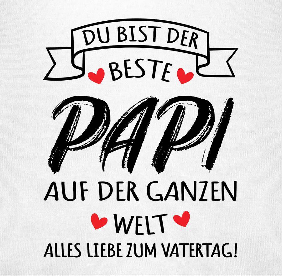 Shirtracer Beste Papa Der Welt - Alles Liebe Zum Vatertag I: T-Shirt Turnbeutel Shirtracer