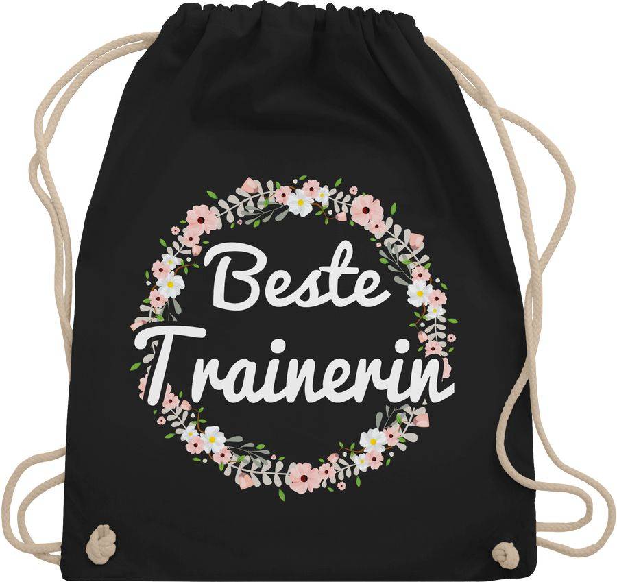 Shirtracer Beste Trainerin: Tshirt Turnbeutel Shirtracer