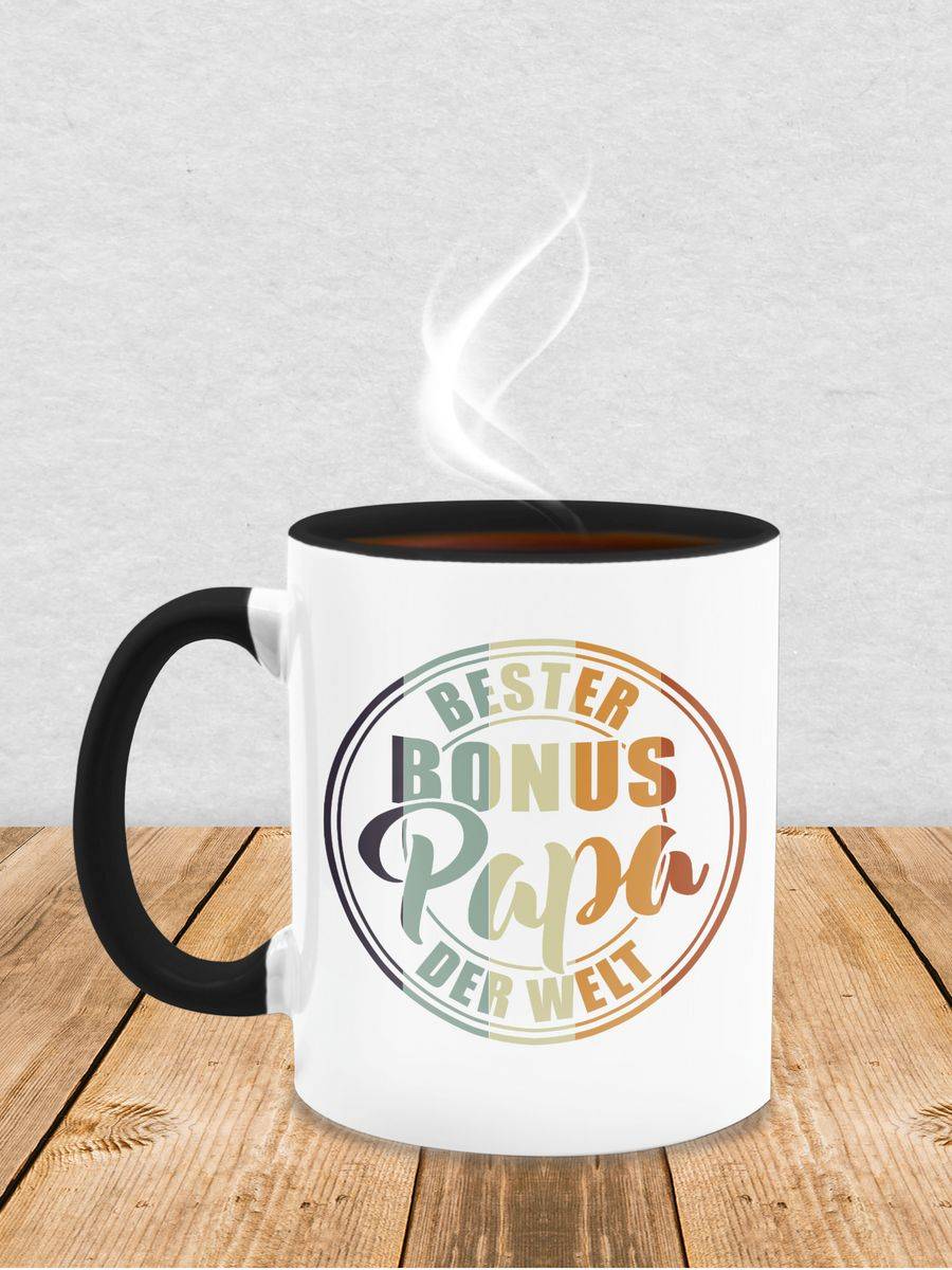 Shirtracer Bester Bonus Papa Der Welt - Bunt Shirts & Mehr Shirtracer