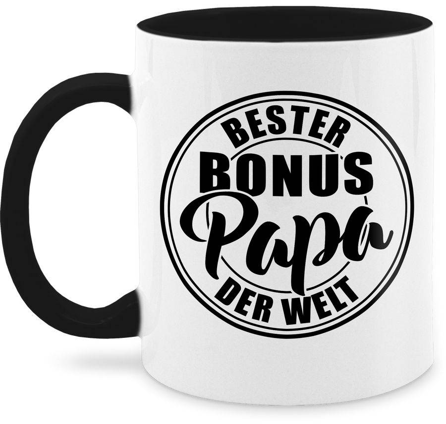 Shirtracer Bester bonus Papa der Welt - schwarz Shirts & Mehr Shirtracer