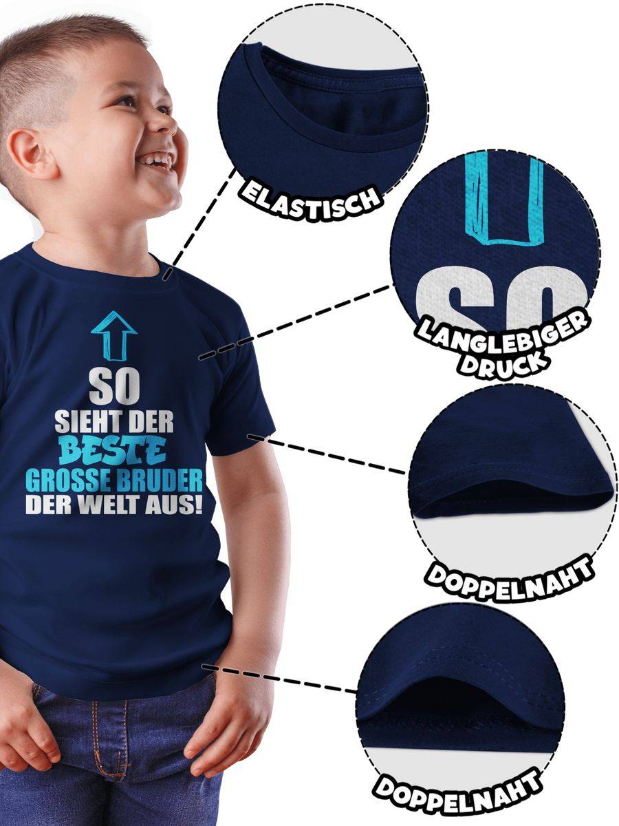 Shirtracer Bester Großer Bruder: T-Shirt Turnbeutel Shirtracer