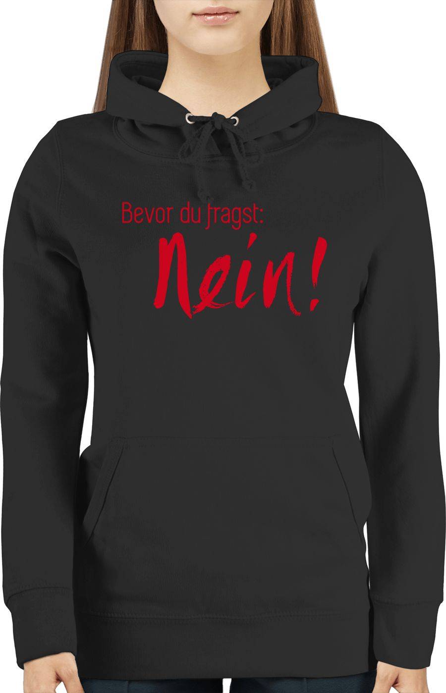 Shirtracer Bevor Du Fragst Nein! Rot Shirts & Mehr Shirtracer